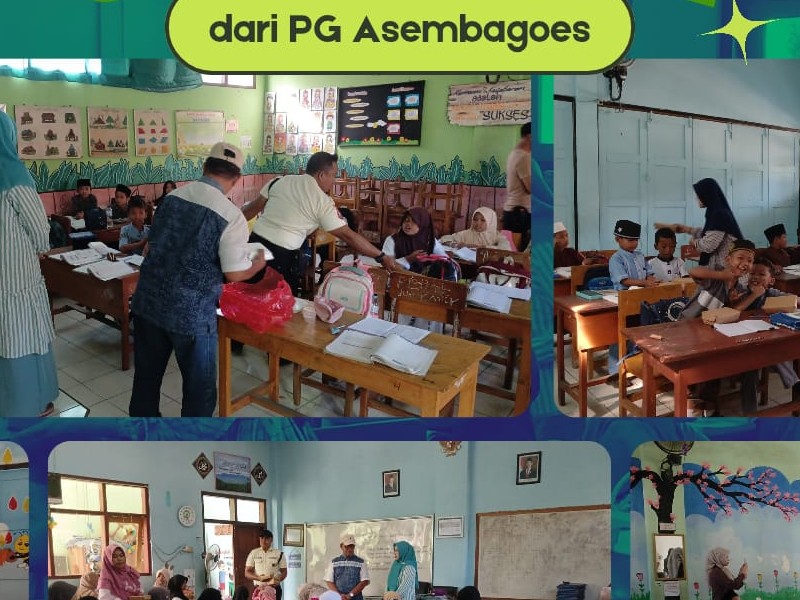 Pemberian Jum'at berkah dari PG Asembagus